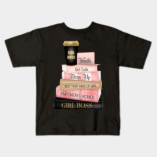 Girl Boss Hustle Kids T-Shirt